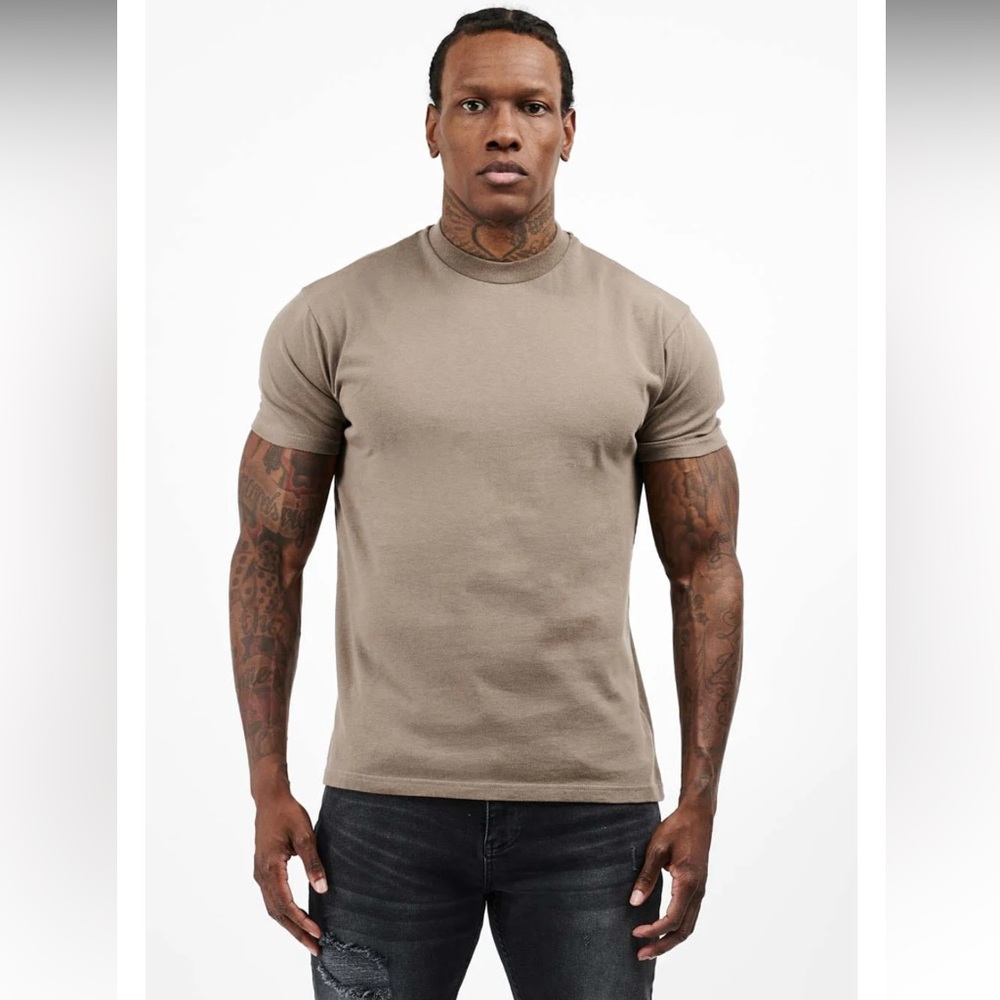 NWOT Legend London Men’s XS Premium Basics T-shirt, color:  Mocha